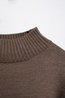 COORDINATO IN MAGLIA MARRONE
