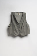 TAILLEUR GILET GESSATO GRIGIO