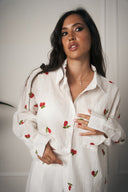 CAMICIA LINO CON CILIEGIE