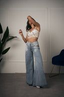 JEANS PALAZZO CHIARI