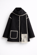 CAPPOTTO SCIARPA NERO