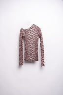 MAGLIA MANICA LUNGA LEOPARDATA