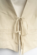 COORDINATO GILET CARGO BEIGE