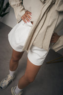 CAMICIA BEIGE FIOCCO