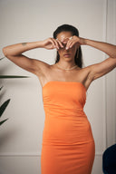 ABITO LUNGO SUMMER ARANCIONE