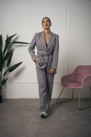 TAILLEUR GRIGIO DOPPIA FIBBIA