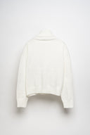 MAGLIONE COLLO ALTO BIANCO