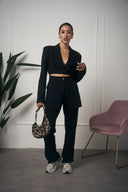 TAILLEUR CUT-OUT NERO