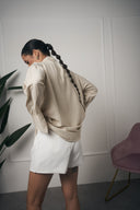 CAMICIA BEIGE FIOCCO
