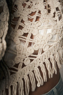 TOP CROP UNCINETTO BEIGE