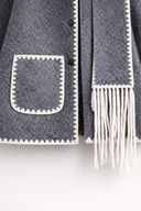 CAPPOTTO E SCIARPA GRIGIO