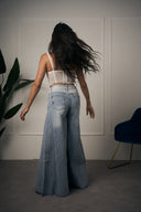 JEANS PALAZZO CHIARI