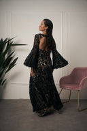 ABITO ELEGANTE IN PIZZO NERO