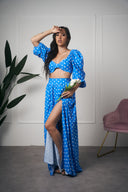 COORDINATO POIS BLU