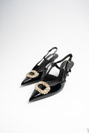 DECOLTE NERO LUCIDO DIAMANTE