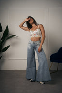 JEANS PALAZZO CHIARI