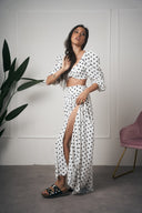 COORDINATO POIS BIANCO
