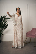 ABITO ELEGANTE IN PIZZO BIANCO
