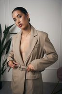 TAILLEUR MOKA DOPPIA FIBBIA