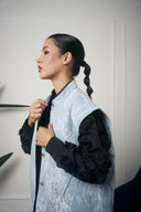 GILET JEANS PIZZO