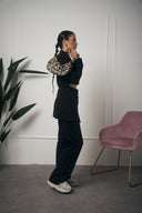TAILLEUR CUT-OUT NERO