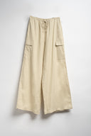 COORDINATO GILET CARGO BEIGE