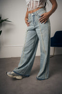 JEANS CON PERLE