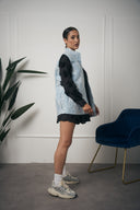 GILET JEANS PIZZO