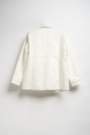 BLAZER OVER CON GILET BIANCO