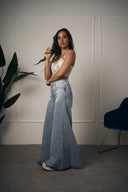 JEANS PALAZZO CHIARI