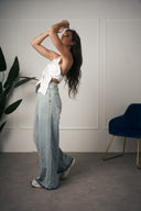 JEANS CON PERLE