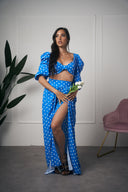 COORDINATO POIS BLU