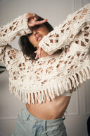 TOP CROP UNCINETTO BEIGE