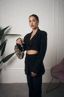 TAILLEUR CUT-OUT NERO