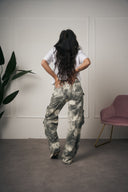 JEANS CARGO MILITARE