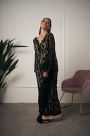 ABITO ELEGANTE IN PIZZO NERO