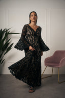 ABITO ELEGANTE IN PIZZO NERO