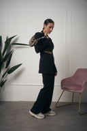 TAILLEUR CUT-OUT NERO