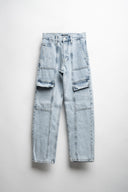JEANS BARREL CARGO CHIARI