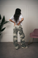 JEANS CARGO MILITARE