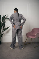 TAILLEUR GRIGIO DOPPIA FIBBIA