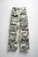 JEANS CARGO MILITARE