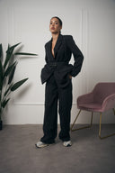 TAILLEUR NERO DOPPIA FIBBIA