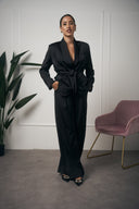 TAILLEUR IN RASO NERO
