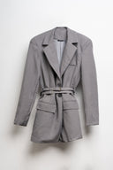 TAILLEUR GRIGIO DOPPIA FIBBIA