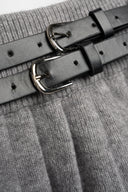COORDINATO GRIGIO CON GONNA