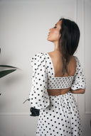 COORDINATO POIS BIANCO