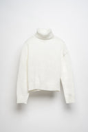 MAGLIONE COLLO ALTO BIANCO
