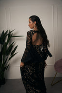 ABITO ELEGANTE IN PIZZO NERO