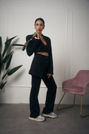 TAILLEUR CUT-OUT NERO